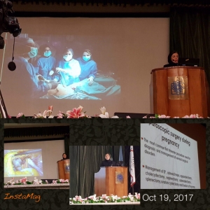 سخنرانی در ششمين سمينار ادواری لاپاراسكوپی دانشگاه شهيد بهشتی -بيمارستان امام حسين- ٢٧ مهر ٩٦